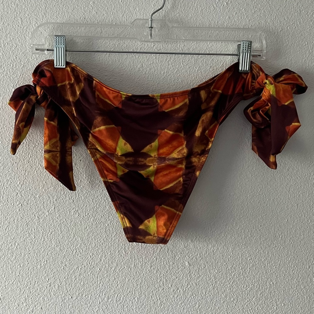 {Free People} Brand New Free-est Renee Printed Tie Side Bikini Bottoms - Picture 9 of 10